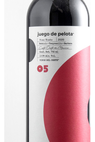 6 Botellas De Vino Tinto Juego De Pelota 05 Nebbiolo, Tempra
