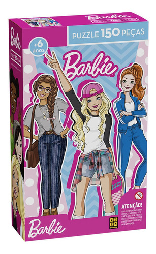 Puzzle 150 Peças Barbie Grow