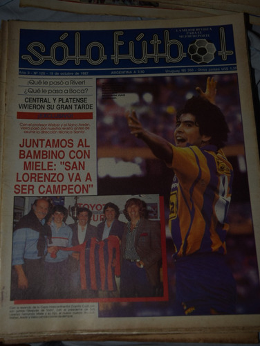 Revista Solo Futbol 19 De Octubre De 1987