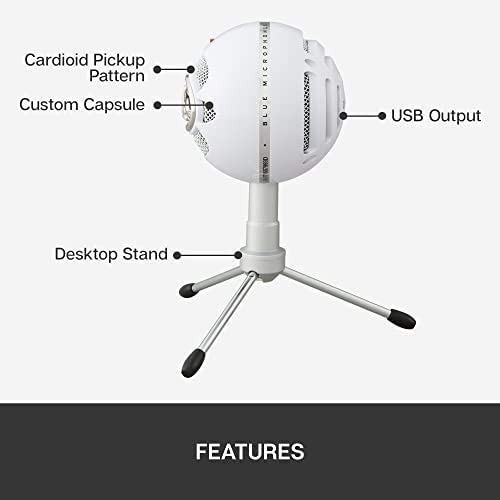 Micrófono Para Streaming Logitech Snowball Ice White