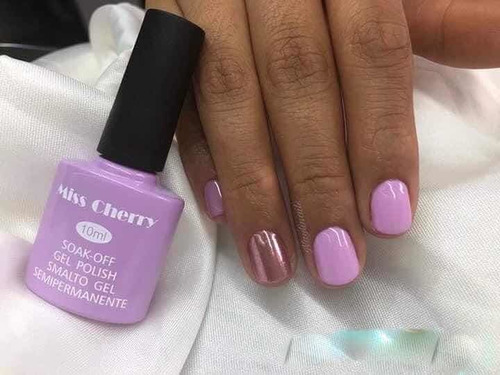 Imagen 8 de 10 de Gel Uv/led Miss Cherry Gama F 10ml Gel Semipermanente C/12pz