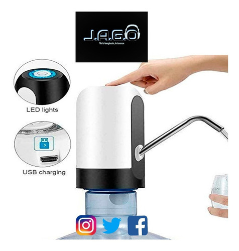 Dispensador De Agua Eléctrico/botellones/ Recargable Usb