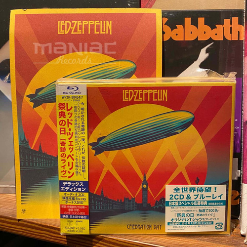 Led Zeppelin Celebration Day  2cd + Blu  Ray + Dvd 