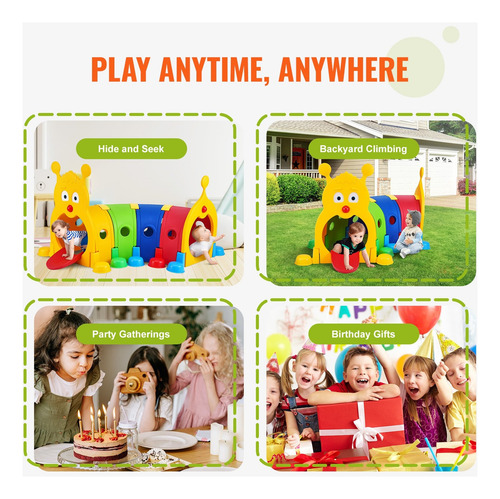 Tunel De Juego Niños Bebes Gusano
