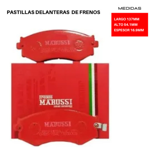 Pastilla De Freno Nissan Axxess 4x4 2.4 1994