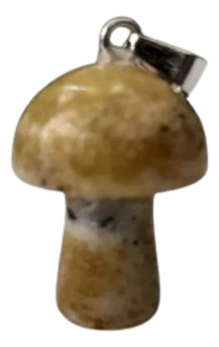 Dije Hongo Mushrooms Piedra Natural Energia Serpentina Verde