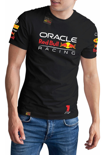 Polera-f1-red Bull-racing-f1-verstappen N°1-hrc #27