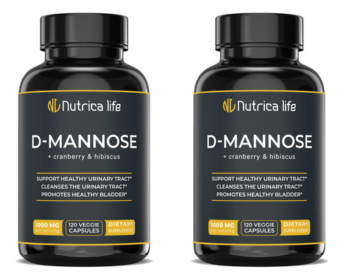 Nutrica Life D Mannose - Cpsulas De 1000 Mg - Pastillas De D