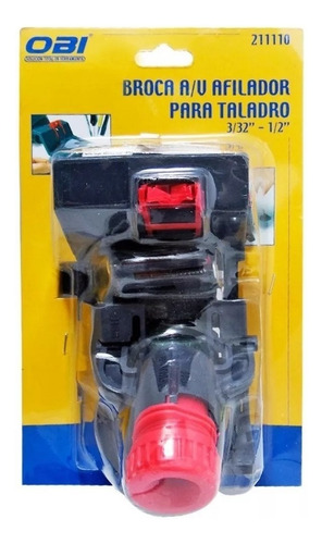 Imagen 2 de 3 de Afilador De Brocas Para Taladro De 3/32 A 1/2 Obi