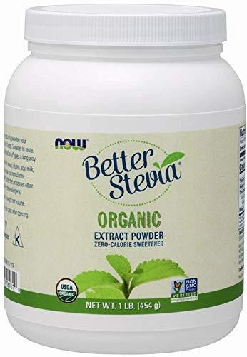 Now Foods, Certified Organic Mejor Stevia, Polvo De Extracto