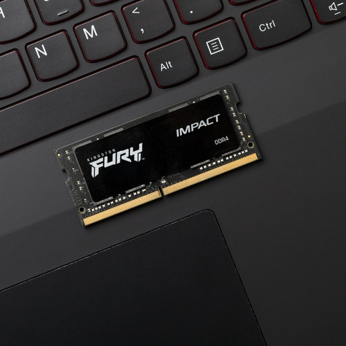 Memoria Ram Fury Impact Gamer Color Negro 32gb 1 Kingston Kf