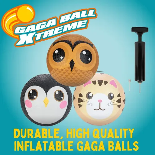 Scs Direct Gaga Playground Balls 3pk (8.5 Inches) W Air P...