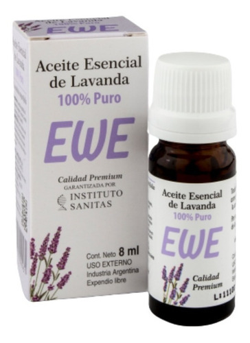 Aceite Esencial De Lavanda Ewe 100% Puro Calidad Premium
