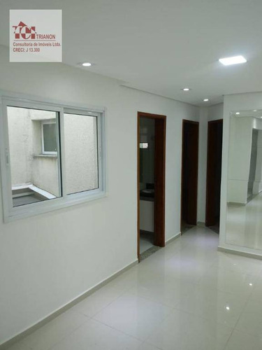 Imagem 2 de 13 de Cobertura Com 3 Dormitórios À Venda, 140 M² Por R$ 565.000,00 - Utinga - Santo André/sp - Co0934