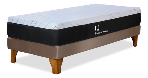 Cama Europea Zen Top Foam Visco Tela 1.5 Plazas
