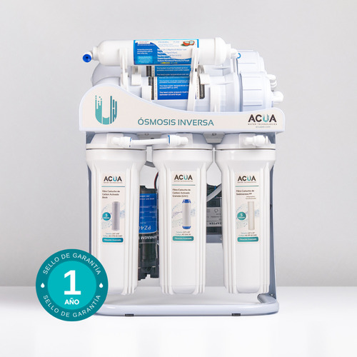 Filtro Osmosis Inversa 600 Gpd + Tanque Hidroneumatico 6 Gal Blanco