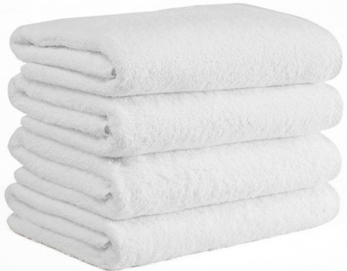 Toalla 12 Baño Th 1.30x.70 490 Gr Color Blanco