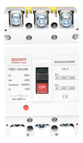 Protección Térmica 3p 100a Corriente Alt. 690v Fem11253p100a