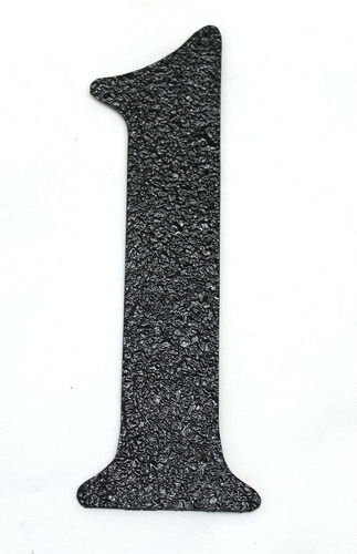 Flexible Negro Relieve Magnetico - Ideal Para Puerta Garaje
