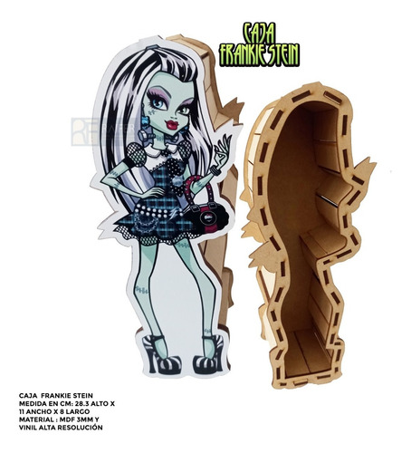 Cajas Para Dulces Halloween Monster High Frankenstein