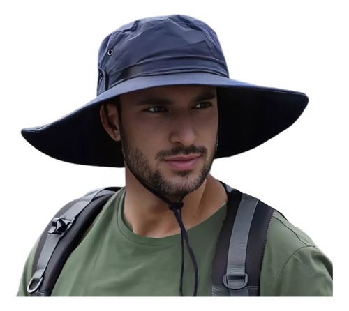 Sombrero De Pescador Plegable De Ala Ancha