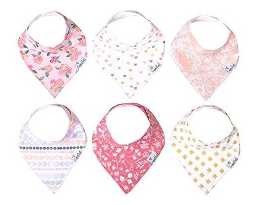 Baberos Bandana De Cobre Para Bebé Amelia (6 Pack)