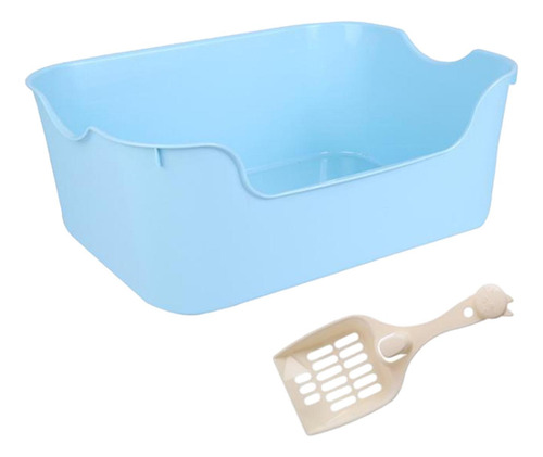 Caja De Arena Para Gatos Bandeja De Arena Para Mascotas Con