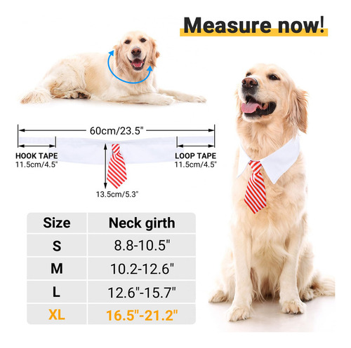 Segarty Corbata Para Perros, Paquete De 6 Corbatas Ajustable