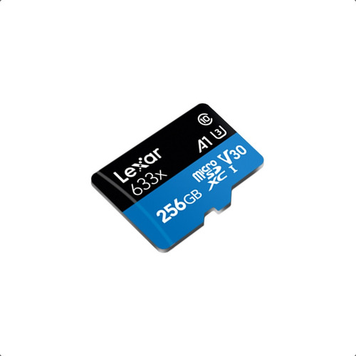 Tarjeta Micro Sd Lexar 256 Gb 100mb/s 633x A1 V30 U3 4k