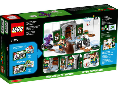 Imagen 3 de 7 de Lego® Super Mario Set: Entrada De Luigis Mansion