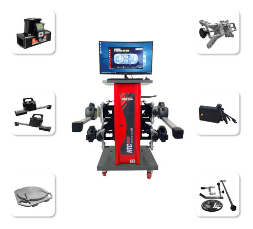 Rampa 4 Postes Alineación Y Rolling Jack + Alineadora Ccd