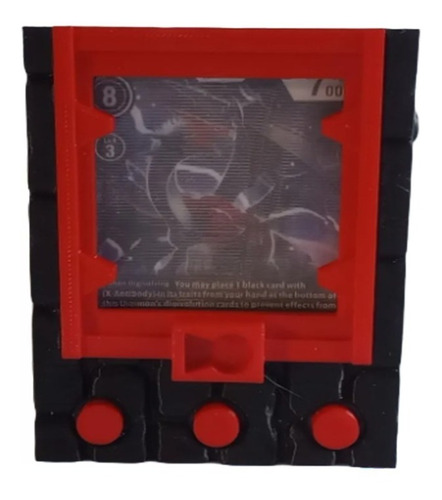 Deck Box V-pet Digimon Caja Cartas Pla Impresion Pixelados_
