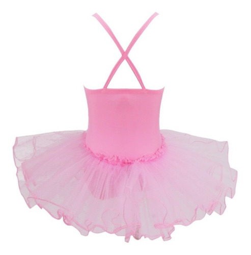 Imagem 3 de 3 de Vestido Infantil Ballet Bailarina Luxo Saia Tutu Armada Tule