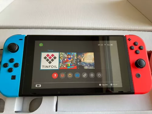 Nintendo Switch V1 Desbloqueado Completo Lotado De Jogos - Escorrega o Preço