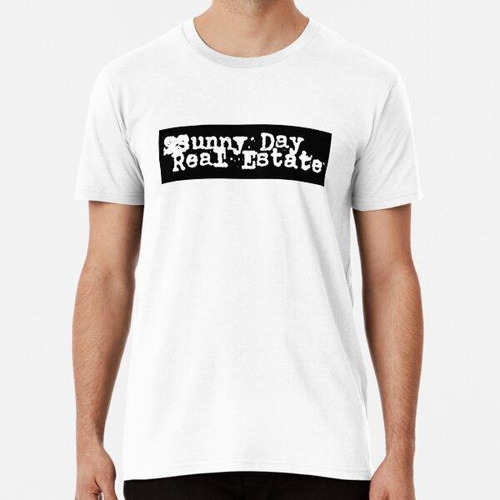 Remera Logotipo De Sunny Day Real Estate (fondo Negro) Algod