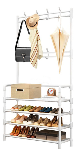 Perchero Rack Organizador Multiusos Zapatero Armable 