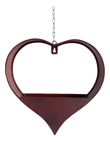 Maceta Colgante En Forma De Corazón, Maceta De Metal Para