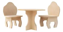 Comprar Comedor Barbies Fibrofácil Muebles Para Pintar - Bc