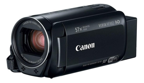 Câmera de vídeo Canon Vixia HF R82 Full HD NTSC preta