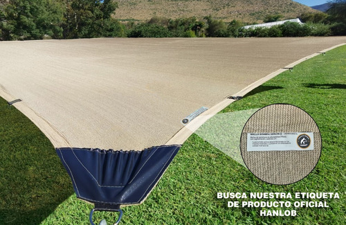 Imagen 7 de 10 de Malla Sombra 90% Raschel Beige De 6mx4m Reforzada