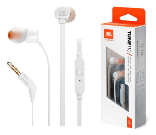 Auricular Jbl T110 Blanco