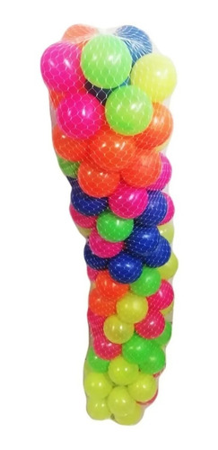 Imagen 1 de 6 de 500 Pelotas Multicolor En Plastico