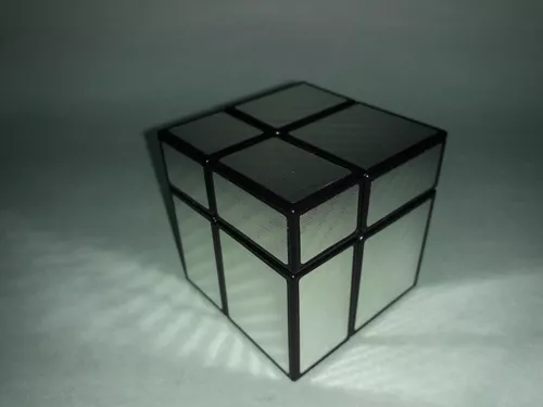 Cubo Mágico 2x2 Prateado Irregular