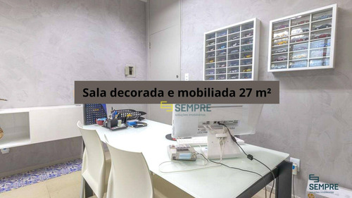 Imagem 8 de 12 de Sala Mobiliada À Venda, 27 M² E 01 Vaga - Luxemburgo - Belo Horizonte/mg - Sa0144