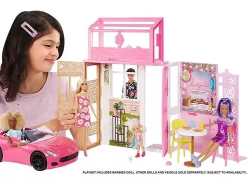 Barbie Casa Glam C/ Boneca - HCD48 - Mattel - Real Brinquedos