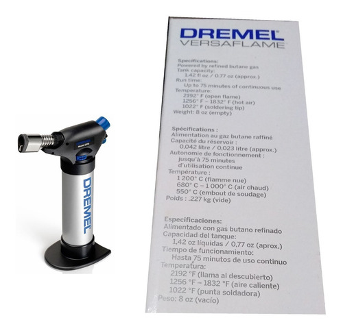 Imagen 4 de 9 de Dremel Versaflame Caja Metal - Fdn Pp