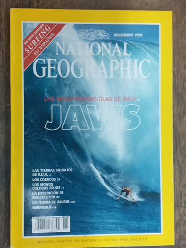 National Geographic Nº 5 * Tiburones * Noviembre 1998 *
