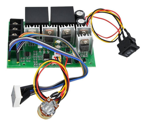 Controlador De Velocidad Dc 12/24/36/48 V Max60a Pwm Motor P