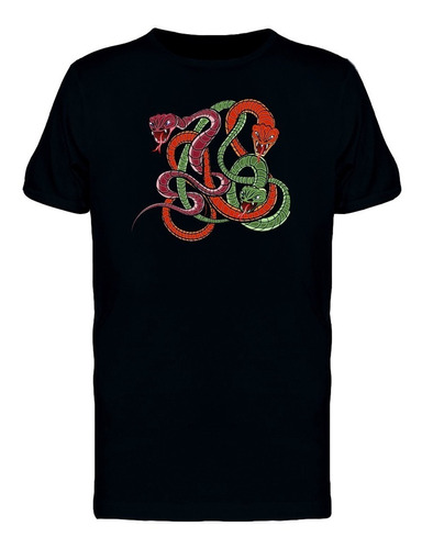 Coloridas Serpientes Camiseta De Hombre