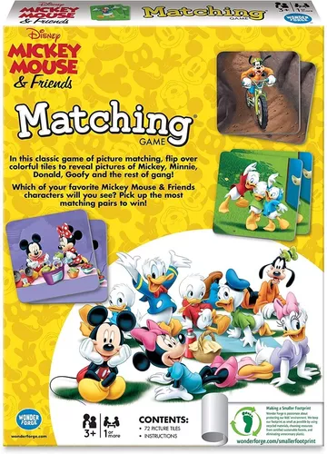 Jogo Memória Mickey Disney 24 Peças Em Madeira Divertido - Xalingo - Jogos  de Memória e Conhecimento - Magazine Luiza